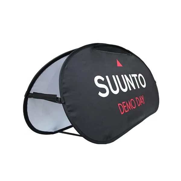 Outdoor horizontal sport advertising promotional custom print logo Golf folding A frame pop out banner for event