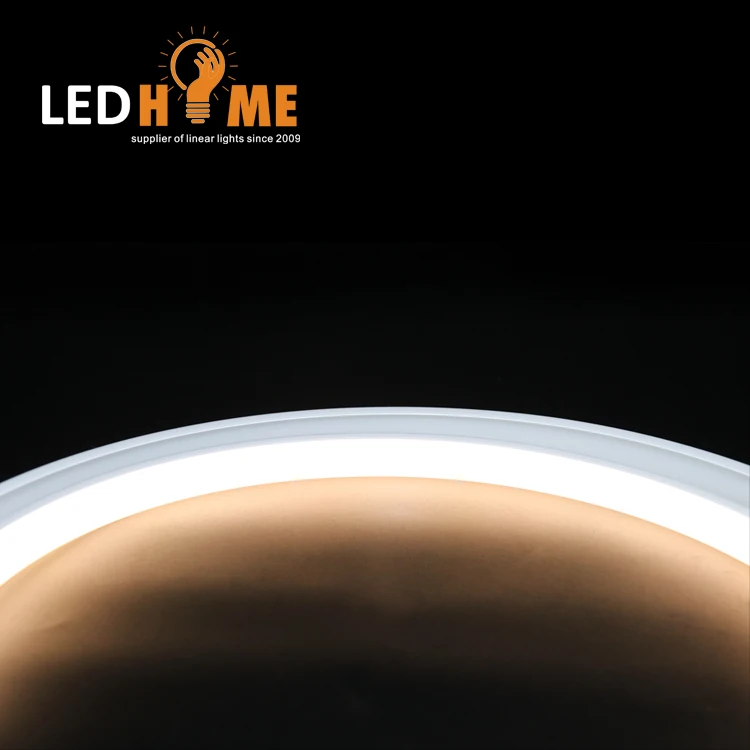 Bendable led silicone tube profile with wires for led signs, 8mm led strip, top view LED Neon Flex Strip