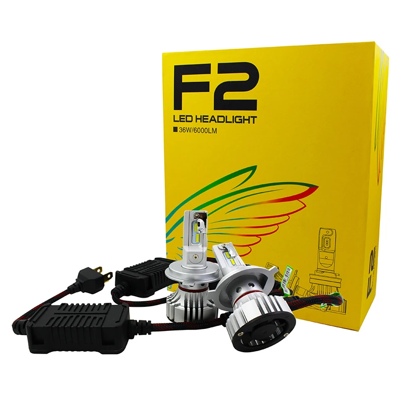 2018 автомобилей jeep wrangler светодио дный фар 36 Вт/6000lm светодио дный автомобиля светодио дный фар F2