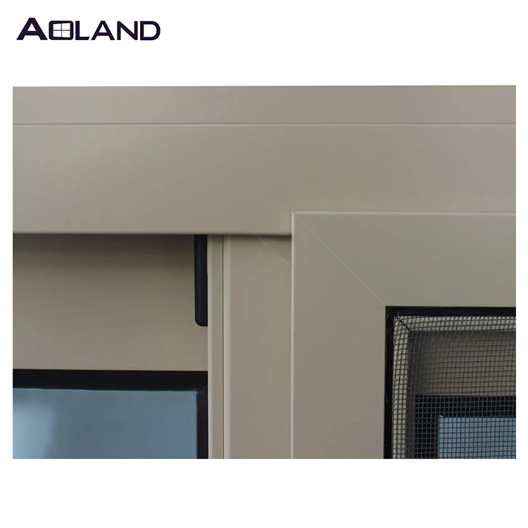 Aluminum sliding windows bronze color with german hardwares