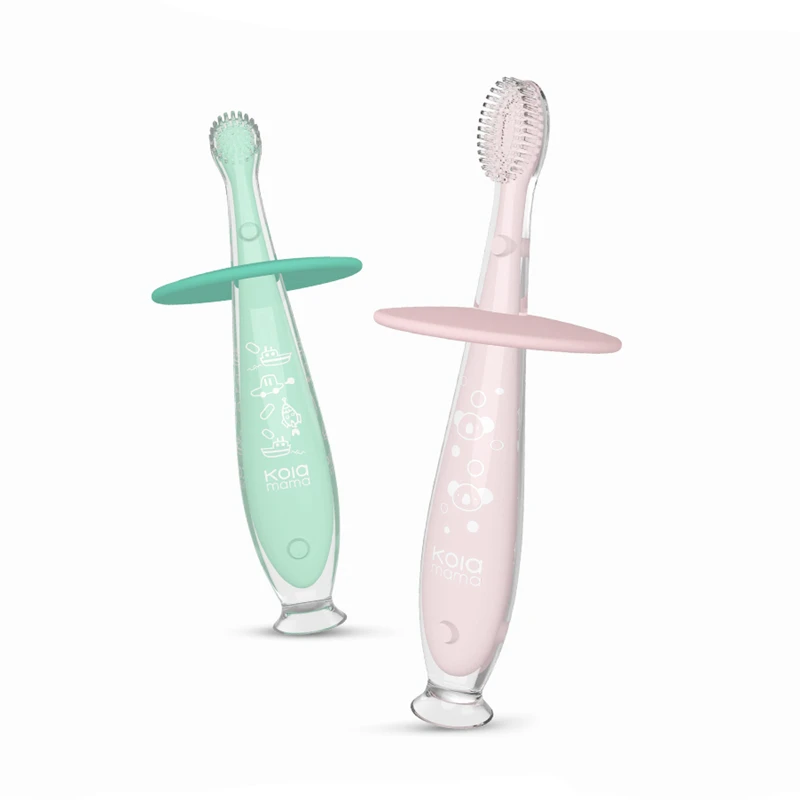 
Silicone Soft Bristle Kids Baby Teether Toothbrush Dental Oral Care Teether Training Toothbrush 