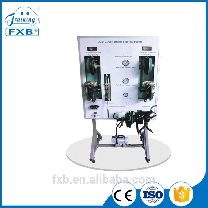 automotive hydraulic brake system Training Panel for vocational education driving school lab equipment teaching kit tool