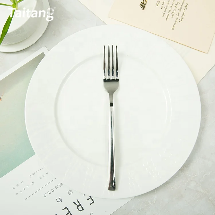 Wedding ECO Friendly Cutlery Stainless Steel Tableware Knife Dinner Fork Set
