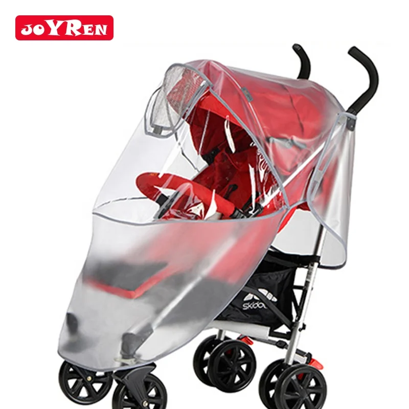 Universal Transparent Plastic Pram Waterproof Umbrella Baby Stroller Rain Cover