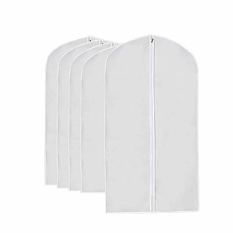 Custom superior quality cheap price portable transparent garment bag suit bag