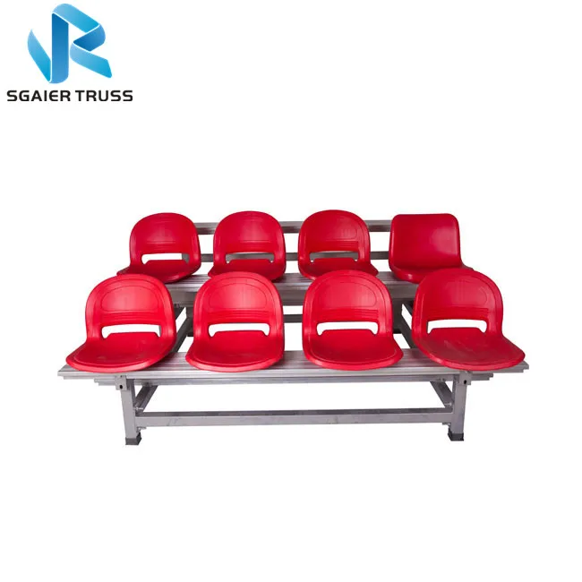 Factory price bleacher with plastic seat bleachers bleacher chair