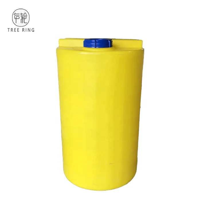 Customized Round Closed Top Rotomolded 200l Plastic Water tank With Tap  for Drinking Water Transport