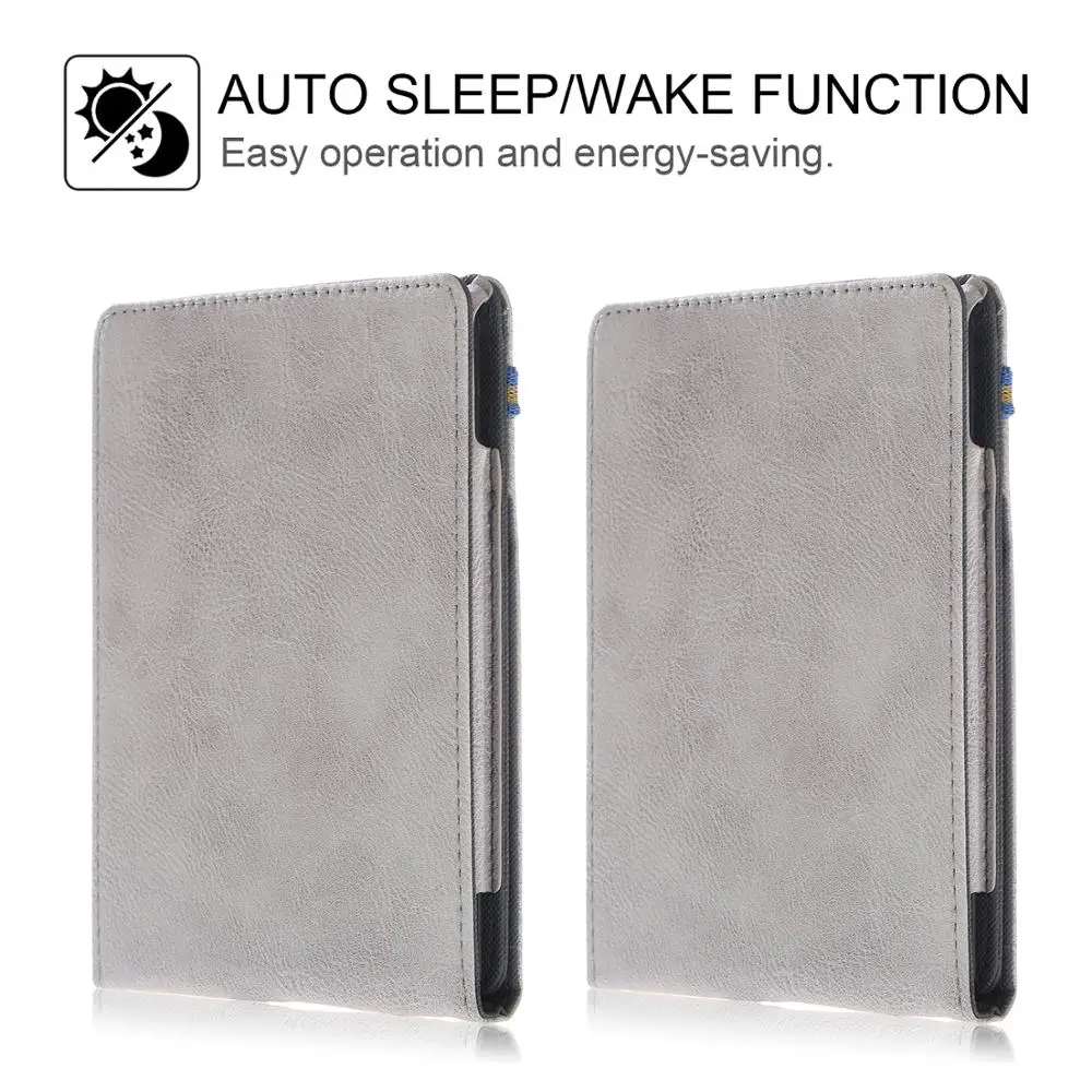 
PU leather case cover for Amazon Kindle 6 inch 2019 10th generation and kindle 2016 8th generation e-book 