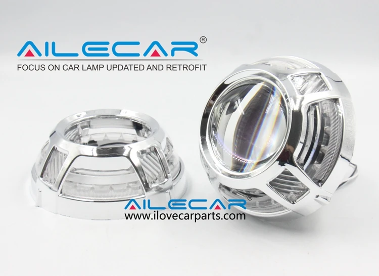 AUTO DRL 3.0 inch Q5 projector lens cover/ panamera shrouds 2.0 /big size shrouds