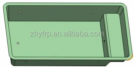 Fiberglass intex swimming pool with jet LED lights outdoor swimming pool designs