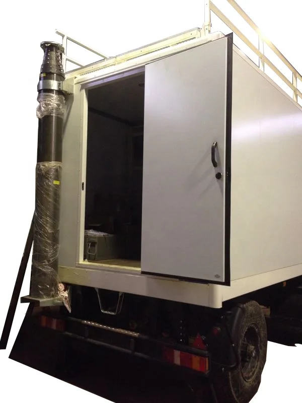 telescopic mast for antenna and camera and lighting