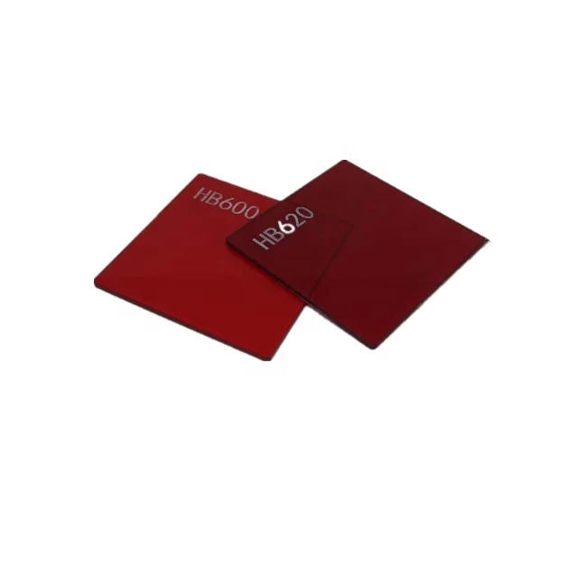 HB630 Cut-off before 630 nm, pass after 630 nm, red optical  filter