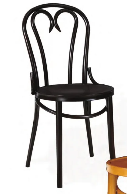 Wood Grain Stacking Dining Eco-friendly Restaurant Chair