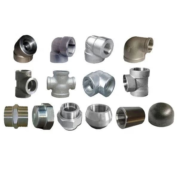 ASTM A105 Carbon Steel Forged Socket Weld and npt thread pipe fitting