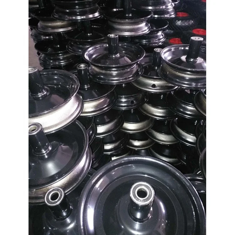 
16x4.50-8 wheelbarrow rubber wheel with metal rim 