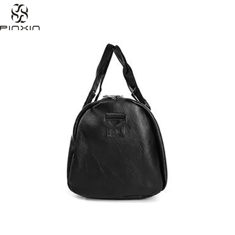 
Customized Logo Anti Theft Pilot Men Leather Duffle Business Fashion Waterproof Sports Custom Mens Leather Travel Bag 