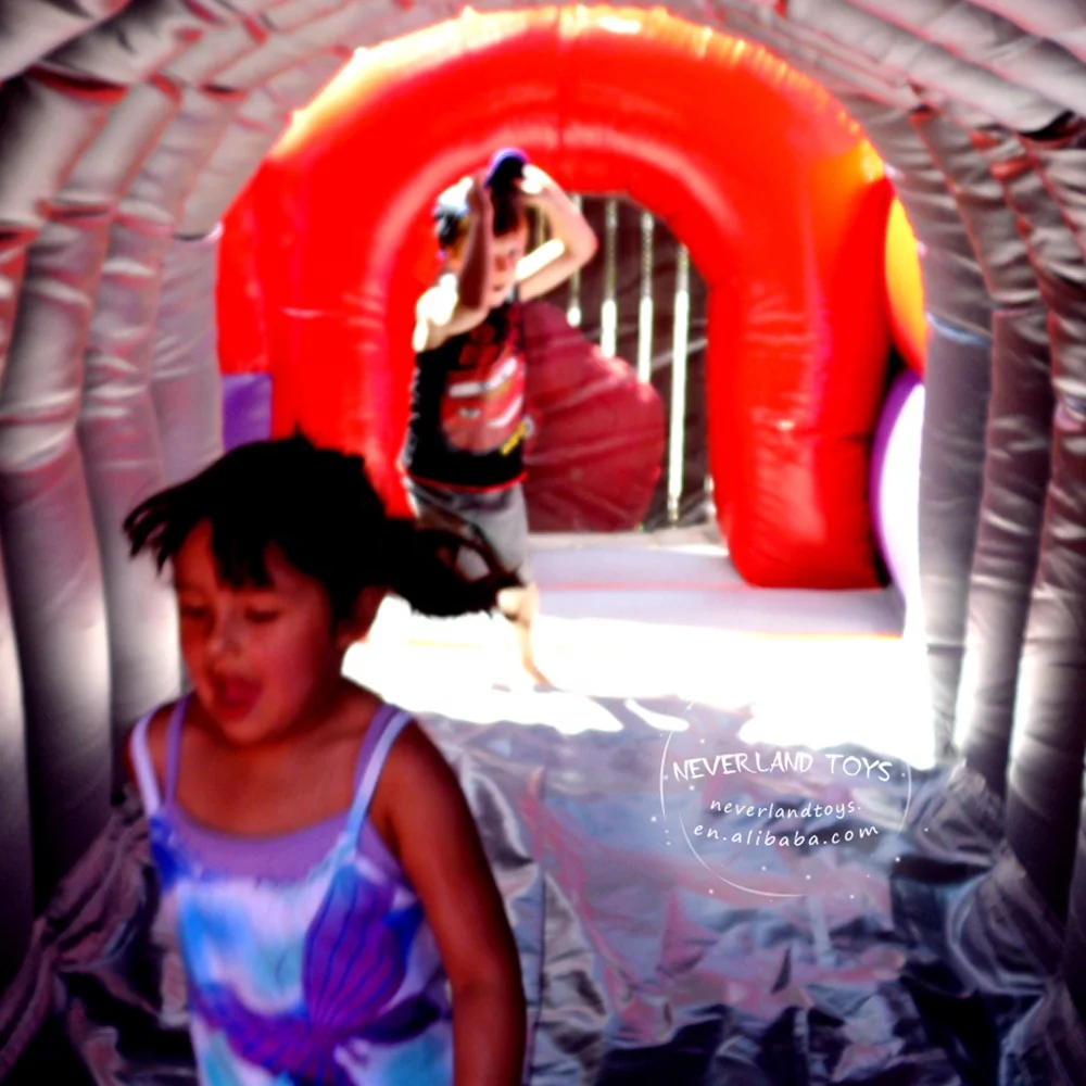 
Colorful Entertainment Adult Inflatable Obstacle Course Bouncy Castle Commercial 