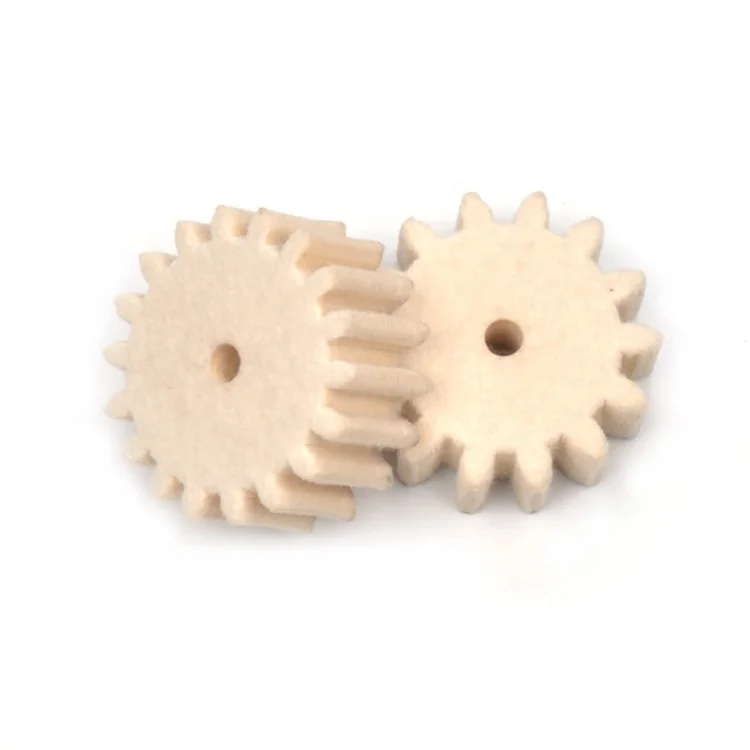 
Oil-absorbing pure wool felt gear for high-density industrial use 