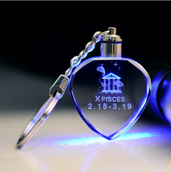 
LED keychains wholesale souvenir gifts cheap crystal keychain 