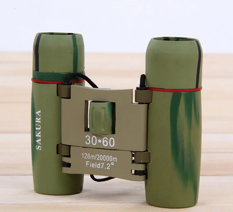 30X60 Mini Zoom Adjustable Portable Sakura Binoculars Telescopes