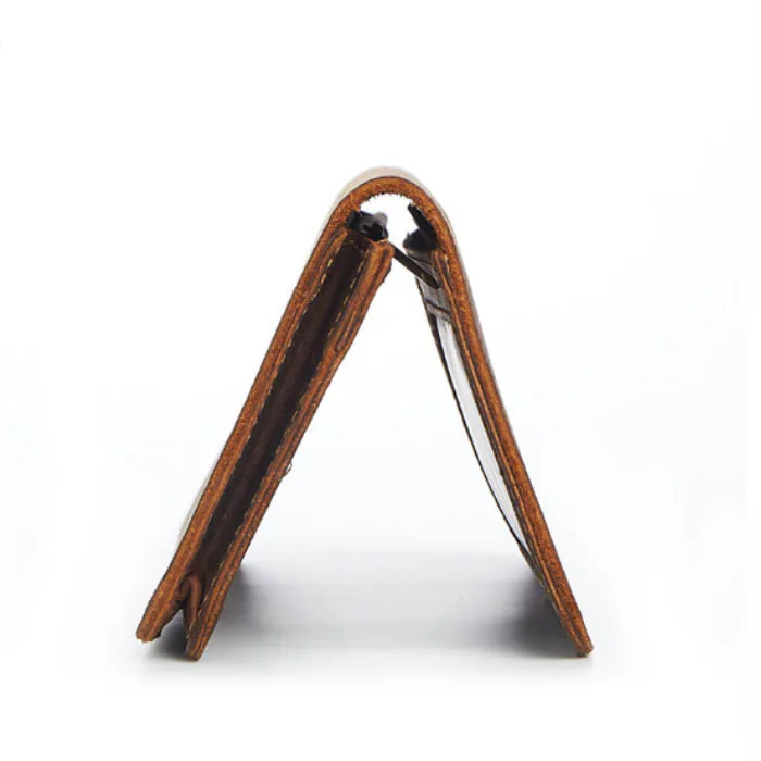 Wholesale Custom Logo Hand made Long Leather Wallet Men