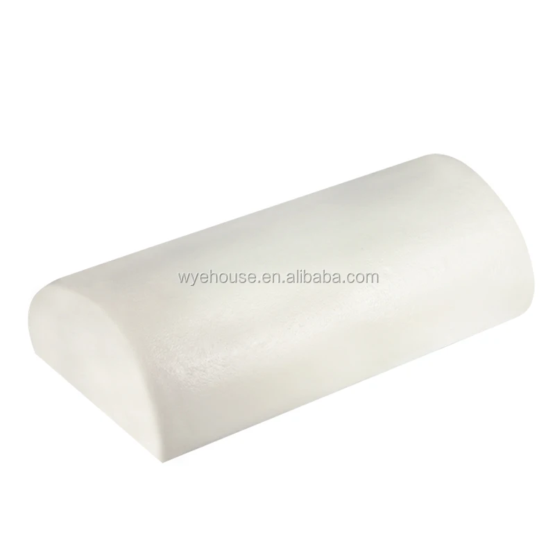 Half Moon Bolster Pillow Wedge for Side Sleepers, Leg Elevation, Knee Support Reduces,Removable Washable Cover