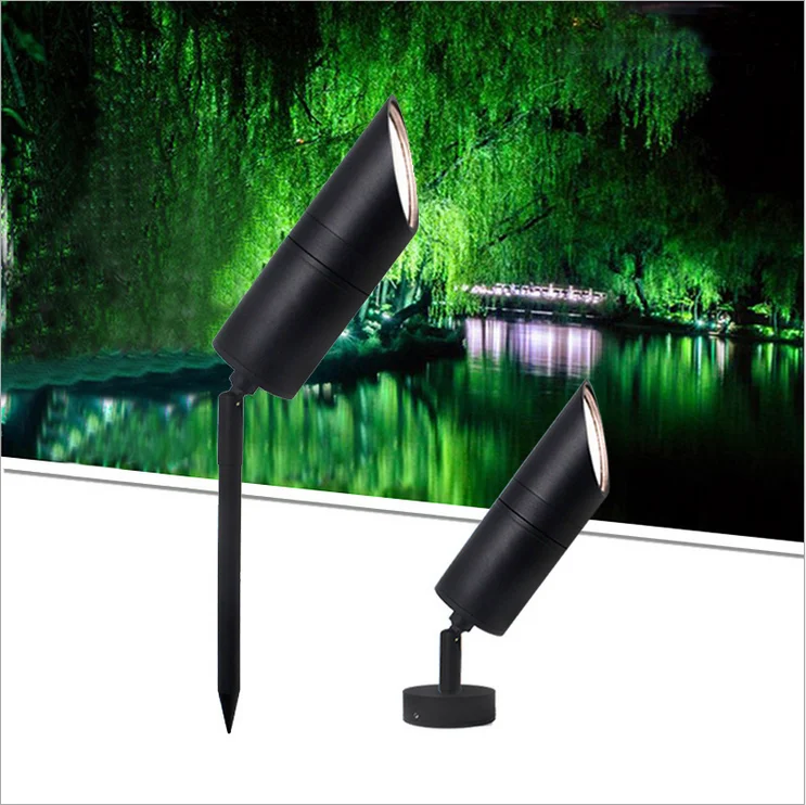 LED outdoor landscape lighting 110v pathway light outdoor garden lawn spotlight waterproof Gu10/G5.3