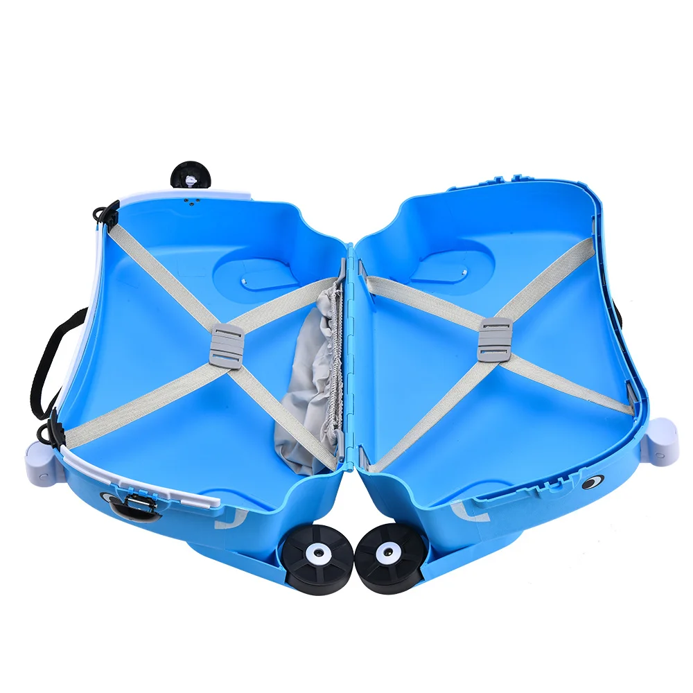 
kid Riding suitcase Children Trolley Ride on Suitcase Boy Travel Spinner Suitcase wheeled Luggage case for kids 