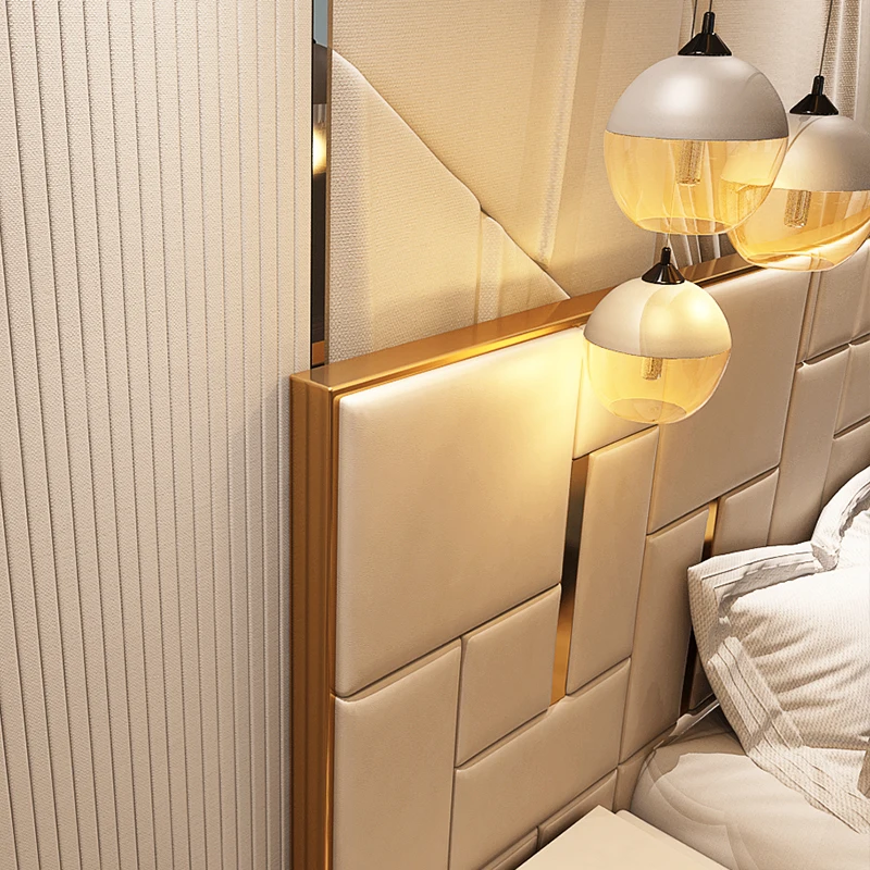 Italian Style Bedroom Furniture Postmodern luxury style bed