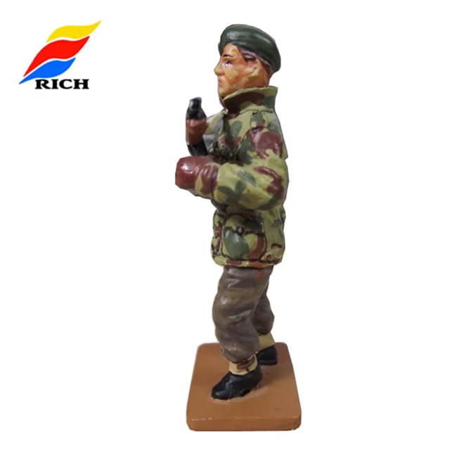 Custom Metal Small Soldier Model Toys Handpainted Decorative mini toy soldier world war I /world war IIarmy