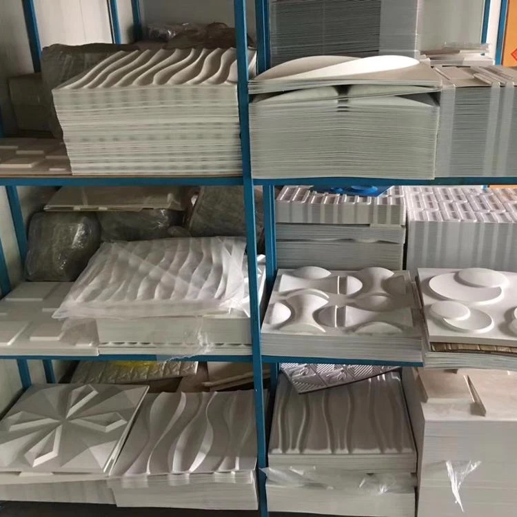 2019 Высококачественная Роскошная ПВХ 3D настенная панель для гостиной