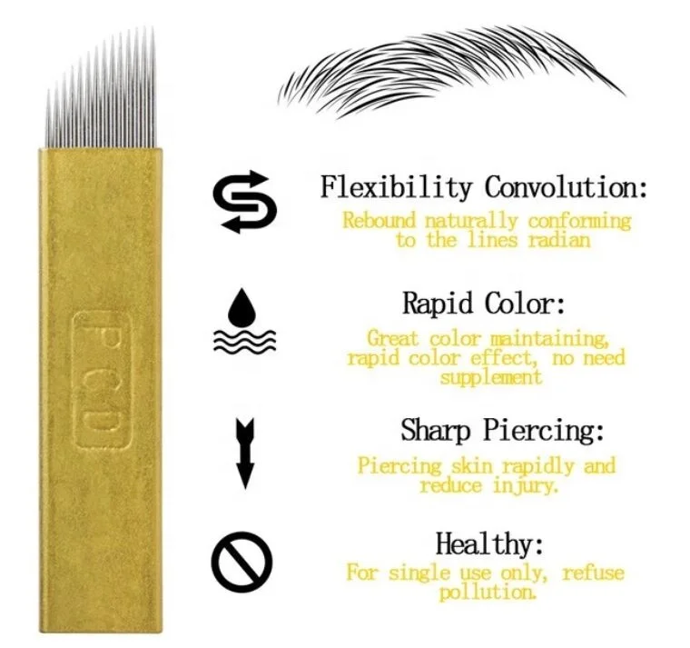 2019 I тату PCD микроблейдинг микро бровей