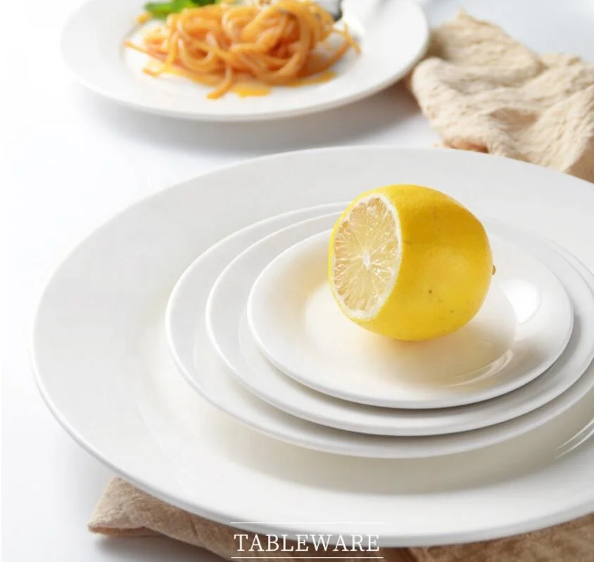 
various shapes magnesia porcelain plate for home 