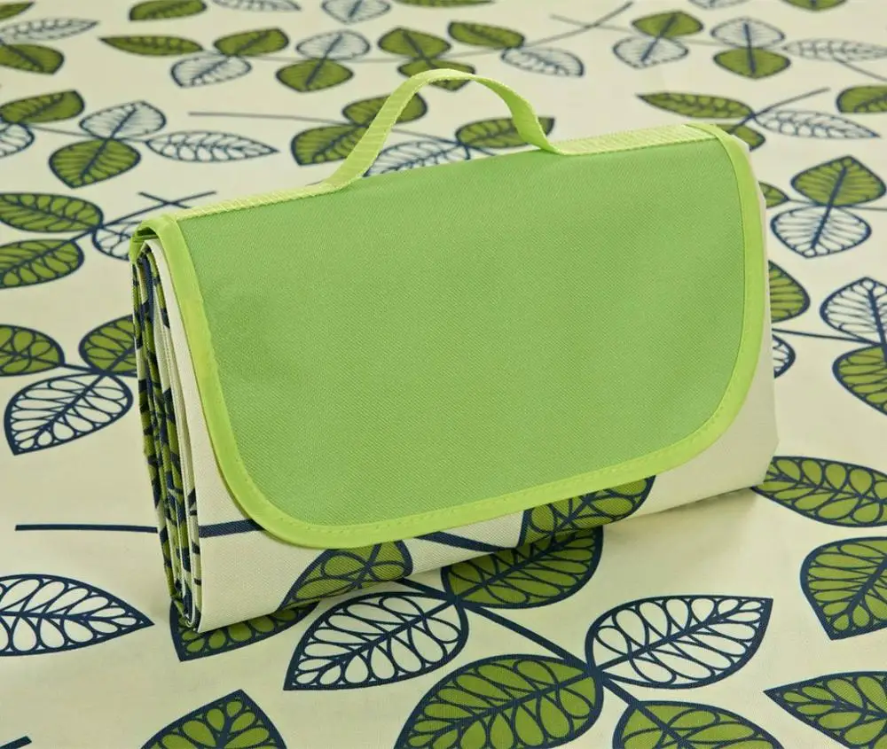 100% Polyester Outdoor Camping Mat Beach Waterproof Custom Logo Picnic Mat for Adult