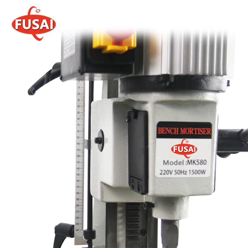 
Fusai 1100W woodworking chisel mortising mortise machine with drill chuck capacity of 3~16mm 