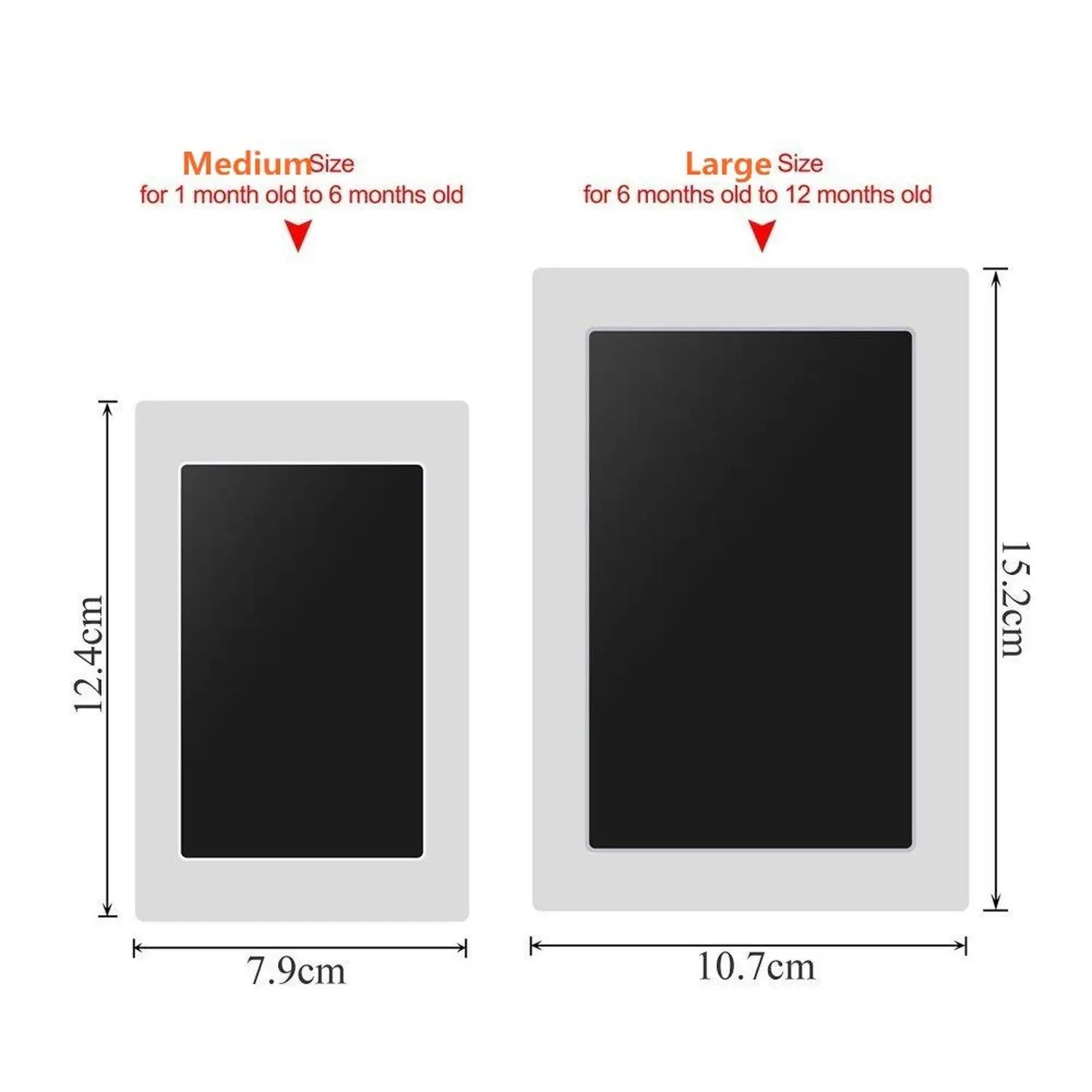 Factory price inkless  baby footprint kit hot  newborn imprints baby footprint photo frames