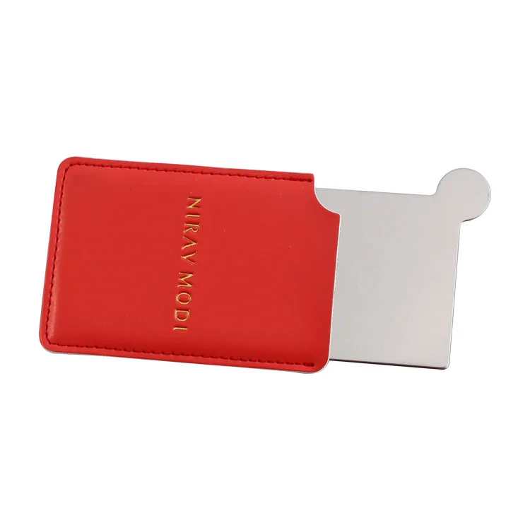 OEM shape possible stainless steel unbreakable mirror as promotion giveaways