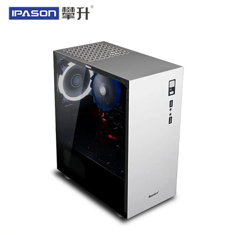 Ipason компьютер M5 Ssd 120 г Intel 8400 основных I5 процессор геймер настольный компьютер