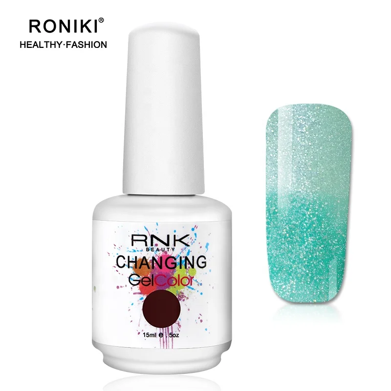 Hot in euroe market nail gel polish base glue color changing professional nail arts design gel polish nail led uv gel