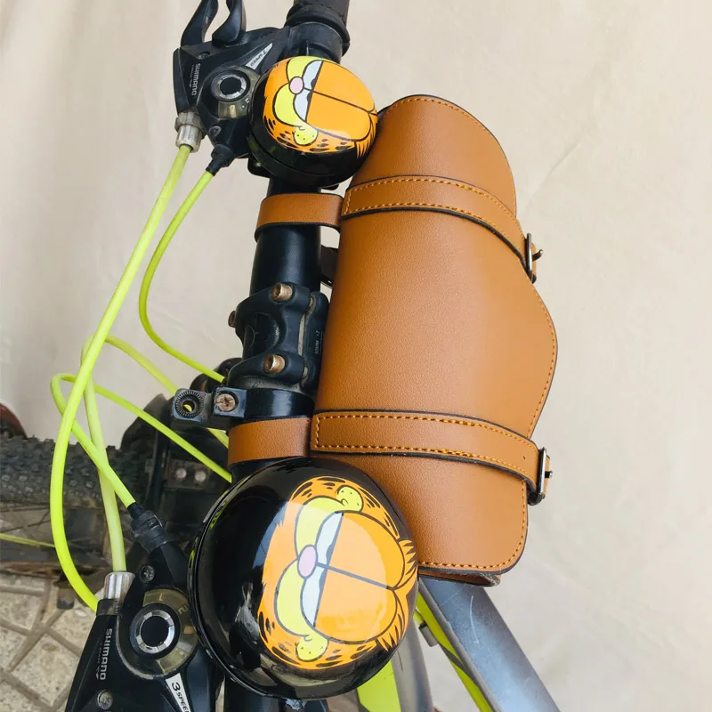 
Customized bike frame bag leather seat saddle bicycle bag 