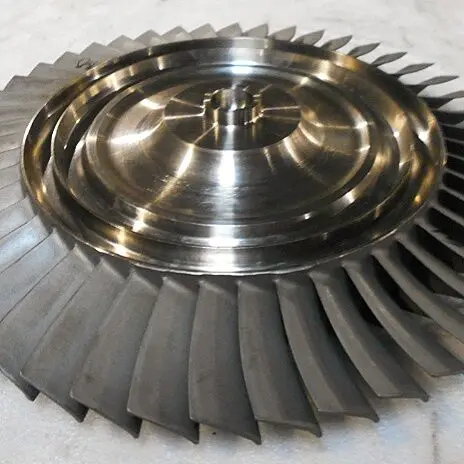 nickel base alloy&investment casting turbine disc used for aircraft jet engine