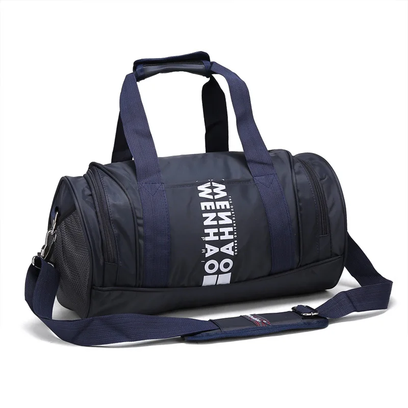 YS-B027 Waterproof foldable sports travel bags gym duffel bag with shoe compartment