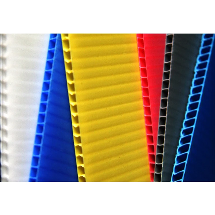 2-12Mm Colored Plastic Corrugated Divider Sheet Soundproof Corrugated Plastic Sheet Plastic Corrugated Sheet