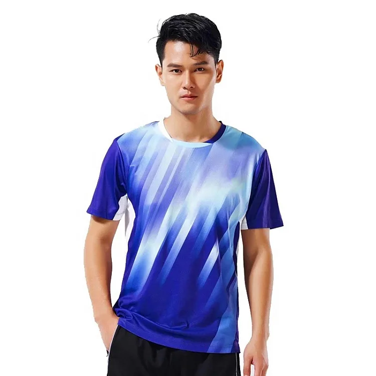 
Free Design Sports Jersey Custom Sublimation Logo Printing Badminton Shirts For Man And Women 
