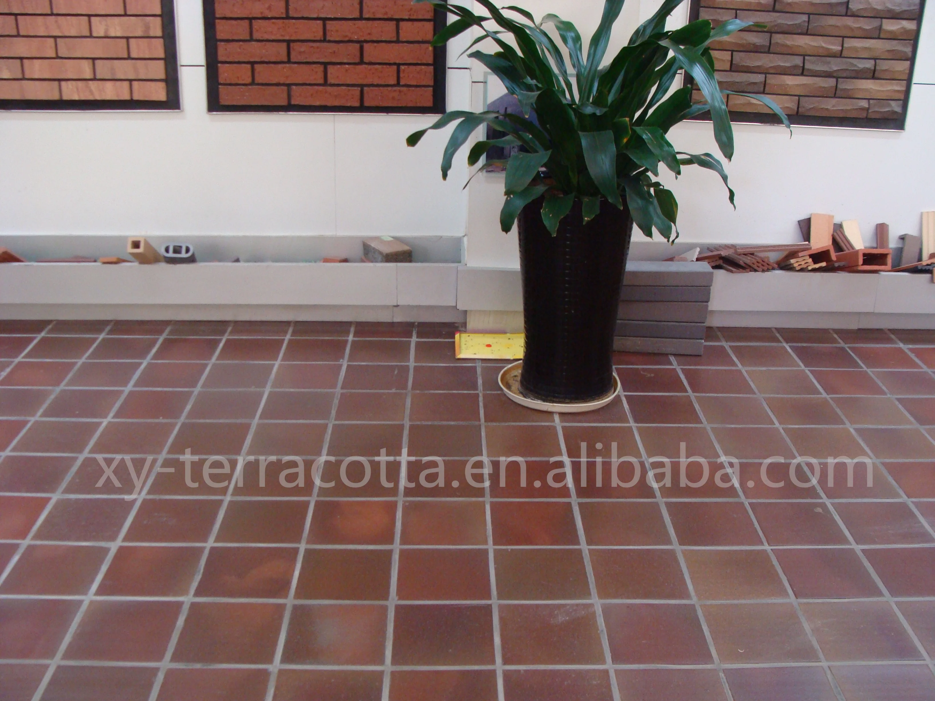foshan guangzhou shenzhen Africa red clay floor tile cheap price small size