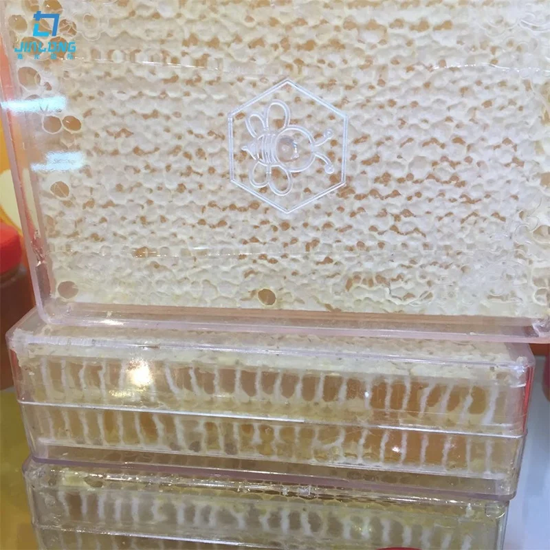 Best quality raw bee wax hive comb honey in cassette box package