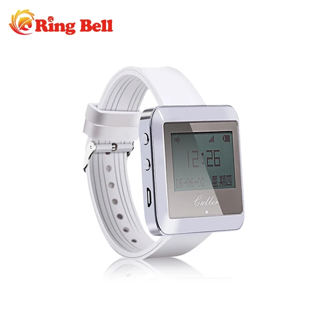 Wireless Table Buzzer Paging System Clock for Restaurant Pager Receiver Restaurant Ordering Ordering Device