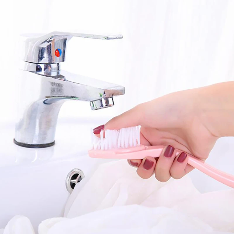 PP Long Handle Single Head Shoe Brush Cleaning Brushes Fur Laundry Can Be Hung Strong Detergency Articles Of Daily Use