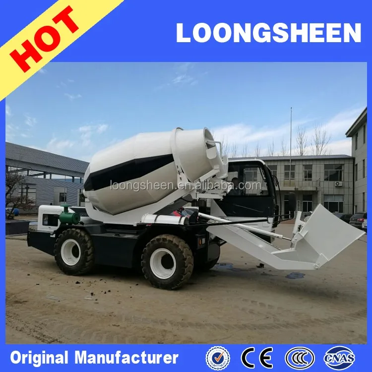 2.6m3 self-loading concrete mixer truck for sale LXJB260