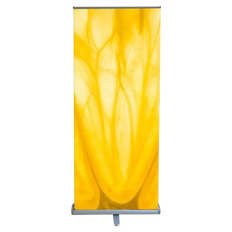 
Indoor advertising 80 x 200 single side aluminium teardrop wide base retractable moving roll up banner stand display 